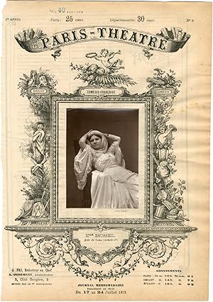 Carjat, Paris-Théâtre, Rosélia Rousseil (1840-1916), actrice