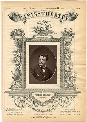 Lemercier, Paris-Théâtre, Pierre Montan dit Pierre Berton (1842-1912), acteur