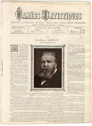 Goupil, France, Camées Artistiques, Jules Étienne Pasdelou (1819-1887), chef d'orchestre français