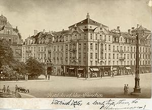 Allemagne, Munich, Hotel Leinfelder, ca.1925, Reproduction