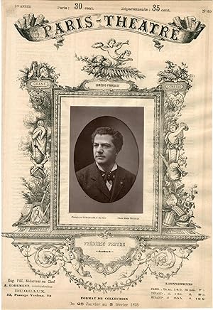 Lemercier, Paris-Théâtre, Frédéric-Alexandre Febvre (1833-1916), acteur
