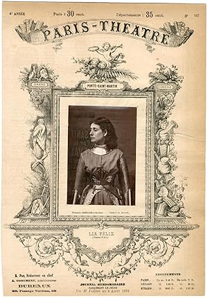 Lemercier et Cie, Paris-Théâtre, Lia Félix (1830-1908), actrice