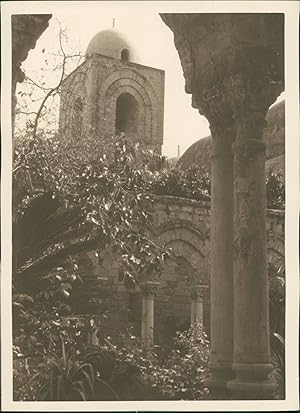 Sicile, Palerme, Monastère St-Jean des Ermites, ca.1925, vintage silver print