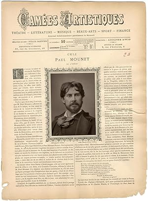 Goupil, France, Camées Artistiques, Jean-Paul dit Paul Mounet (1847-1922), acteur de l'Odéon