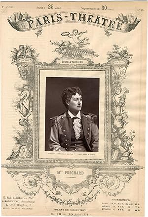 Lemercier, Paris-Théâtre, Marie Blanche Renouleau dite Mme Peschard (1843-1888), actrice