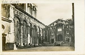 Croatie, Split, Le Peristil, ca.1910, vintage silver print