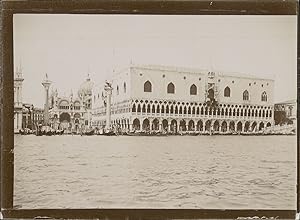 Italie, Venise, Le Palais des Doges, 1903, vintage citrate print