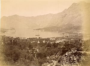 Yougoslavie, Montenegro, Kotor, Cattaro, vue panoramique