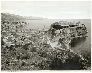 Monaco, vue panoramique du rocher et de Monte-Carlo