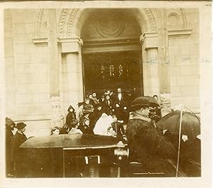 Le mariage du Lieutenant Pasdeloups à St-Dié, ca.1900 vintage citrate print