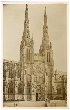 France, Bordeaux, la cathédrale Saint-André, vue générale