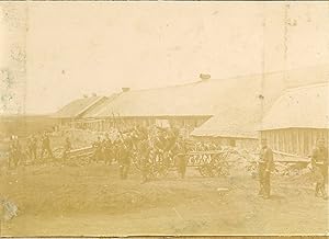 France, Militaires, Régiment ca.1899 vintage citrate print