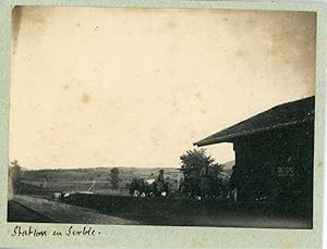 Serbie, vue sur une station