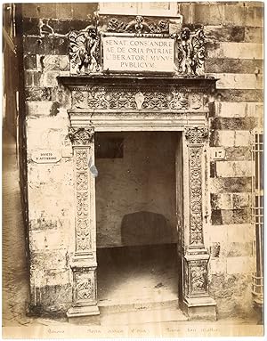 Italie, Gênes, Genova, porta antica d'Oria, piana San Matteo