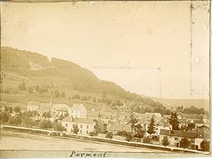 France, Vosges, Remiremont, Massif du Parmont ca.1899 vintage citrate print