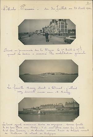 France, Saint-Malo, Paramé, le 01-08-1914 le tocsin annonce la mobilisation générale