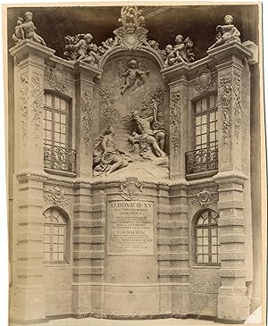 France, Rouen, la fontaine de la grosse horloge