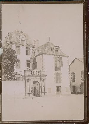 France, Un Hôtel Particulier, ca.1900, Vintage citrate print