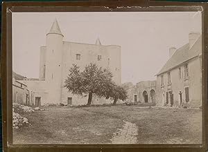 France, Château médiéval à identifier, ca.1900