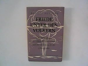 Imagen del vendedor de Friede unter den Vlkern? a la venta por ANTIQUARIAT FRDEBUCH Inh.Michael Simon