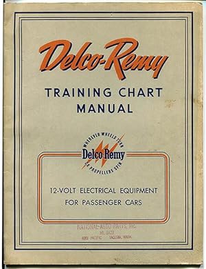 Image du vendeur pour Delco-Remy Training Chart Manual: 12-Volt Electrical Equipment for Passenger Cars mis en vente par Book Happy Booksellers