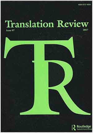 Seller image for Translation Review (No. 97, 2017) for sale by Diatrope Books