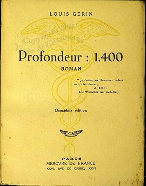 Profondeur : 1400.