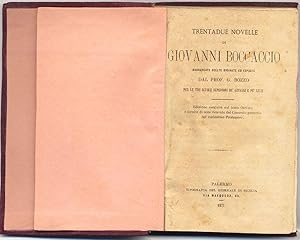 Trentadue novelle di Giovanni Boccaccio nuovamente scelte ordinate ed esposte dal Prof. G. Bozzo