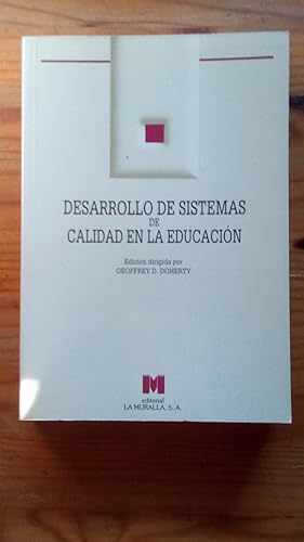 Imagen del vendedor de DESARROLLO DE SISTEMAS DE CALIDAD EN LA EDUCACION a la venta por Libreria Bibliomania