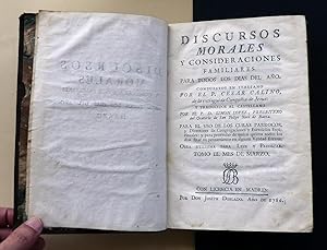 Discursos morales y consideraciones familiares para todos los días del año. MES DE MARZO. Tomo III.