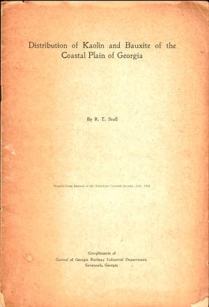 Distribution of Kaolin and Bauxite of the Coastal Plain of Georgia