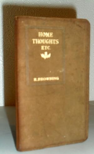 Home Thoughts and Other Poems
