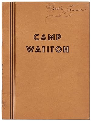 Seller image for [Archive]: Camp Watitoh 1939 for sale by Between the Covers-Rare Books, Inc. ABAA