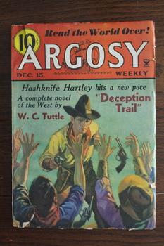 Bild des Verkufers fr ARGOSY WEEKLY (Pulp Magazine). December 15 1934; -- Volume 252 #1 Deception Trail by W. C. Tuttle; zum Verkauf von Comic World