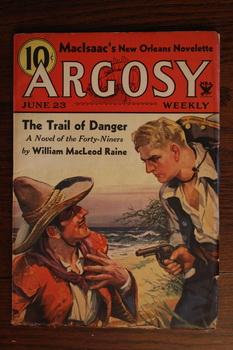 Bild des Verkufers fr ARGOSY WEEKLY (Pulp Magazine). June 23 1934; -- Volume 247 #6 The Trail of Danger by William MacLeod Raine; zum Verkauf von Comic World