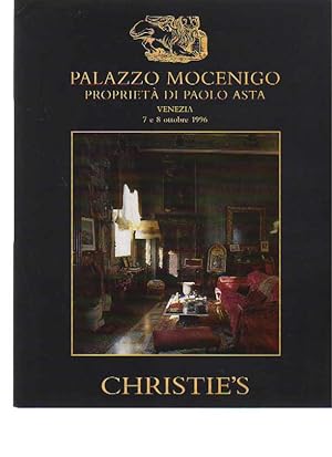 Christies 1996 Paolo Asta collection Italian furniture, Palazzo Mocenigo