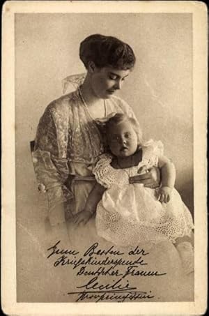 Bild des Verkufers fr Ansichtskarte / Postkarte Kronprinzessin Cecilie von Preuen, Prinzessin Alexandrine zum Verkauf von akpool GmbH