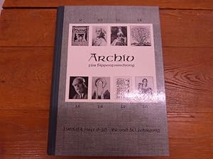 Imagen del vendedor de Archiv fr Sippenforschung mit praktischer Forschungshilfe. 29./30. Jg. (1963-1964) a la venta por Antiquariat Bookfarm