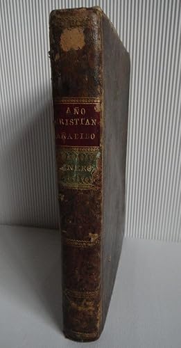 Immagine del venditore per AO CRISTIANO  EXERCICIOS DEVOTOS PARA TODOS LOS DAS DEL AO, ENERO. 1804 venduto da Grupo Letras