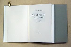 Immagine del venditore per De alpibus. Commentario delle Alpi. venduto da antiquariat peter petrej - Bibliopolium AG