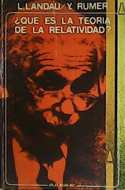 Imagen del vendedor de Qu es la teora de la relatividad? a la venta por Librera y Editorial Renacimiento, S.A.