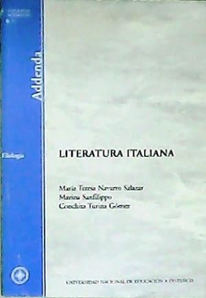 Bild des Verkufers fr Literatura italiana. zum Verkauf von Librera y Editorial Renacimiento, S.A.