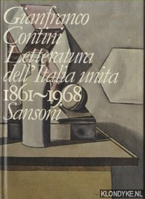 Bild des Verkufers fr Letteratura dell'Italia unita 1861-1968 zum Verkauf von Klondyke