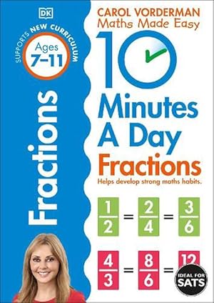 Immagine del venditore per 10 Minutes A Day Fractions, Ages 7-11 (Key Stage 2) (Paperback) venduto da AussieBookSeller