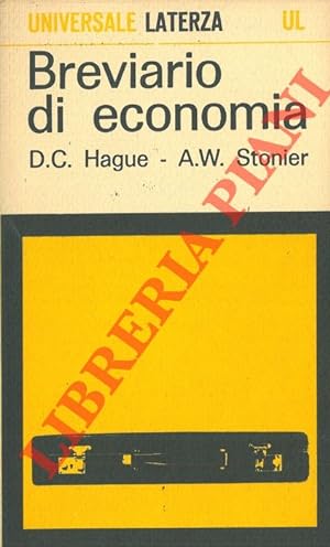 Image du vendeur pour Breviario di economia. mis en vente par Libreria Piani