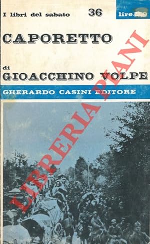 Bild des Verkufers fr Caporetto. zum Verkauf von Libreria Piani