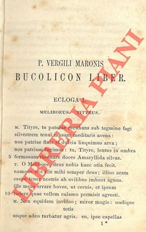 Bucolicon Liber. Georgicon Liber. Aeneidos Liber. Catalecta. Culex. Ciris. Moretum.