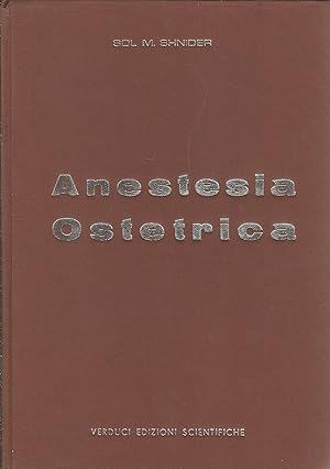 Seller image for Anestesia ostetrica. Concetti correnti e pratica for sale by librisaggi