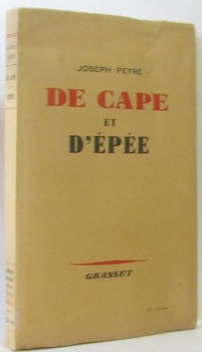 Bild des Verkufers fr De cape et d'pe (non coup) zum Verkauf von crealivres