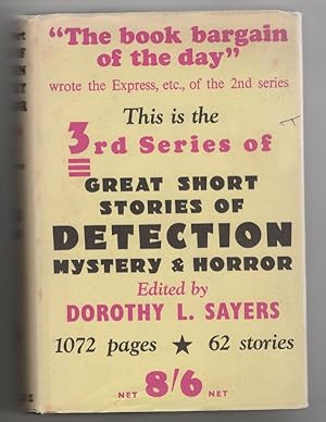 Seller image for Great Short Stories of Detection, Mystery and Horror : Third Series (4th, 1949) for sale by Heartwood Books and Art